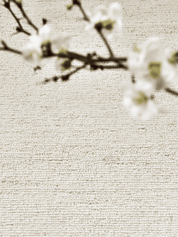 Måttanpassad Matta Boucle Ivory