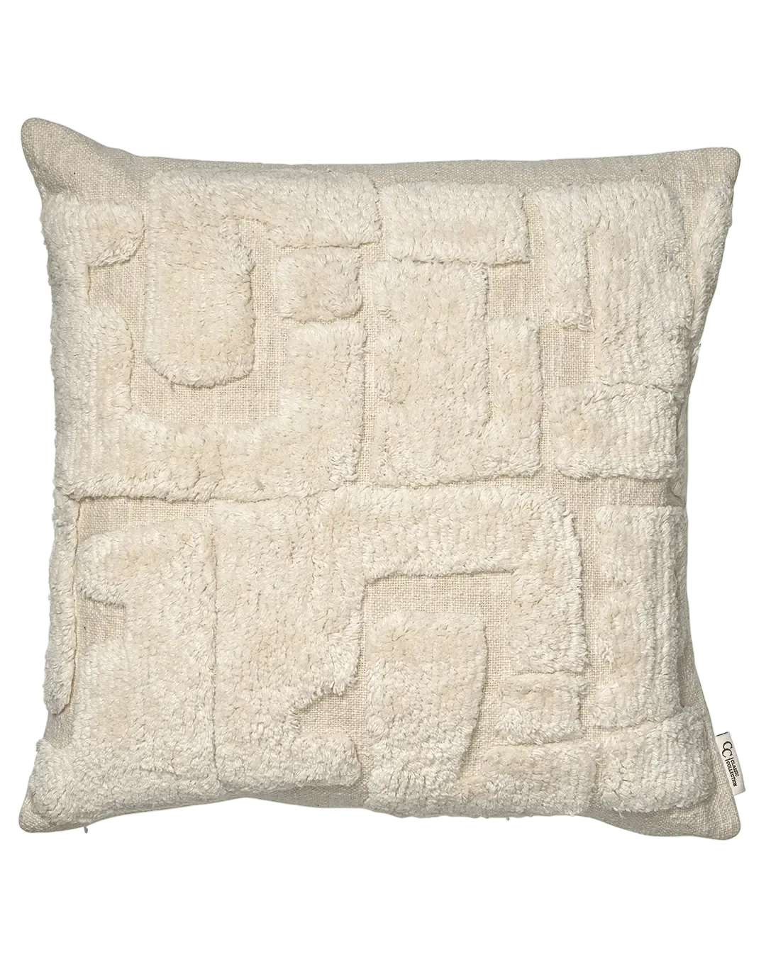 Kuddfodral Lumi Bomull Taktil Frilagd bild mot vit bakgrund