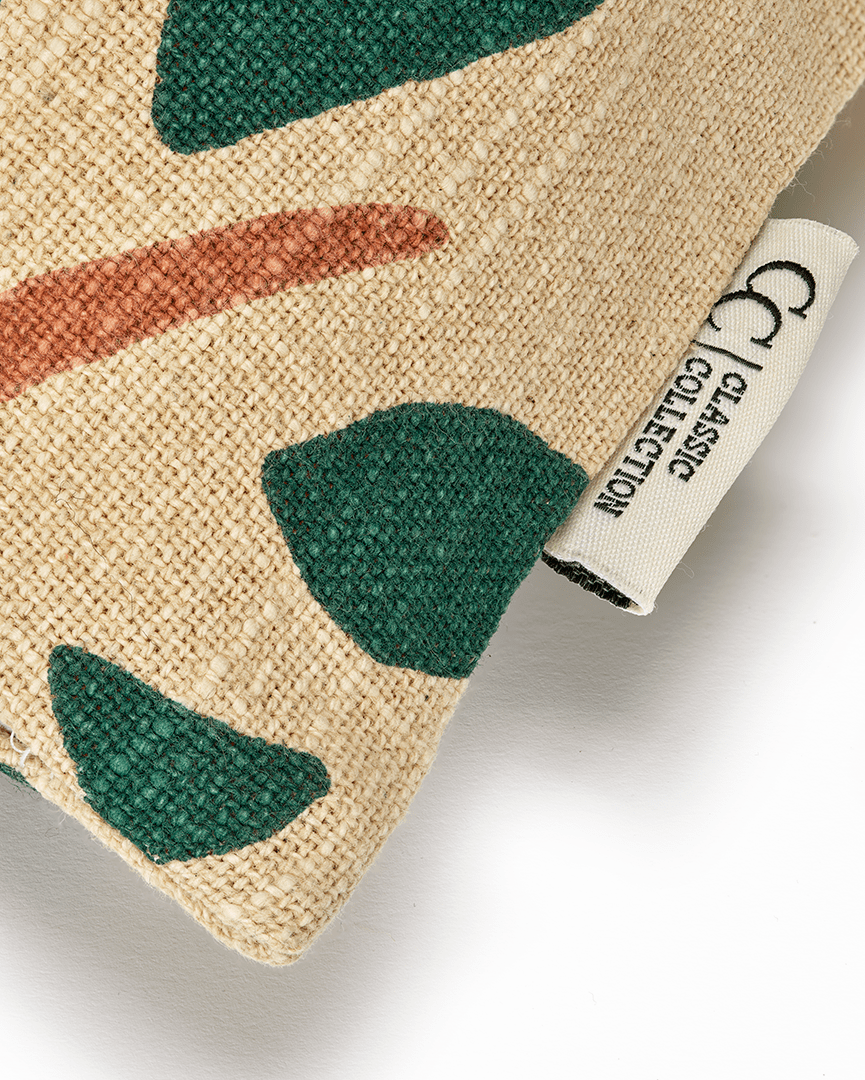 Kuddfodral Sunny Citrus Mörkgrön