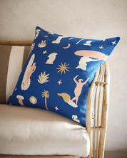 Kuddfodral Antique Blå