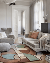 Matta Modern Abstract Multi Pastell