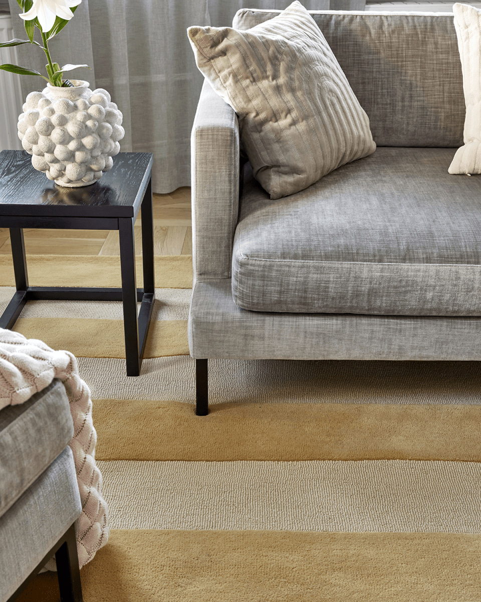 Matta Stripe Boucle Gul