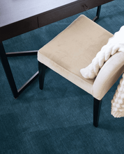 Måttanpassad Matta Solid Petrol