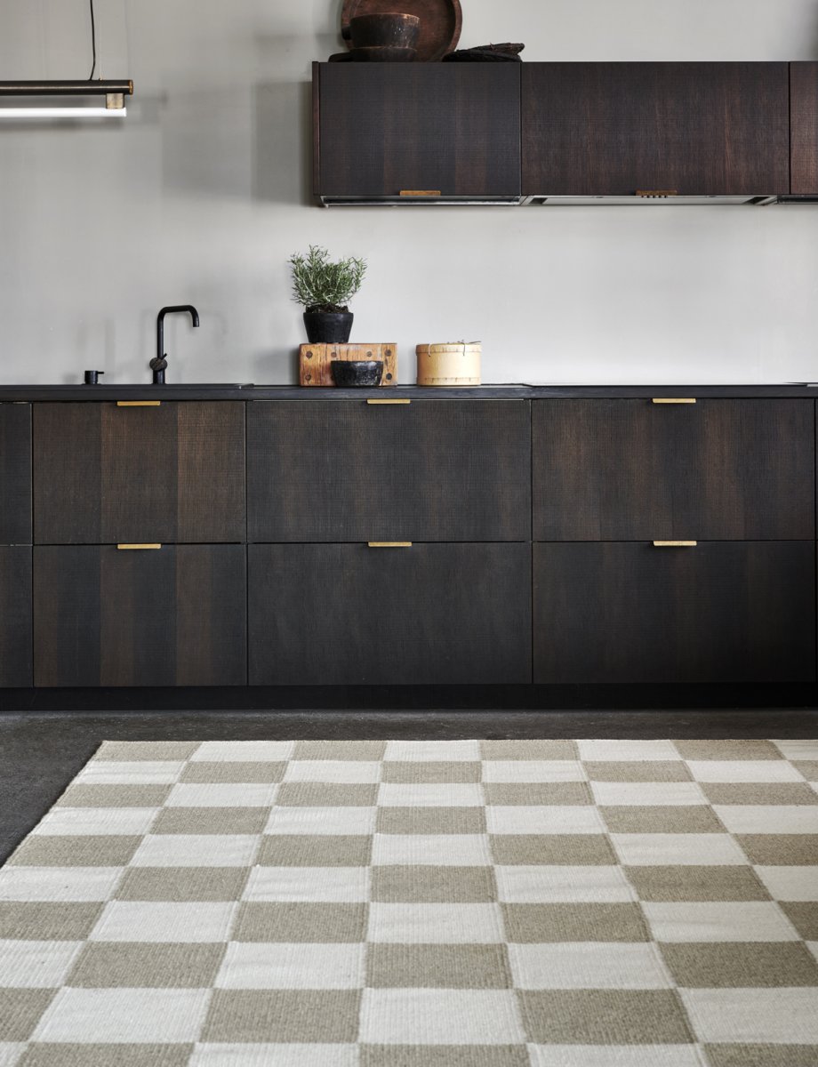 Matta Square Vit/Natur