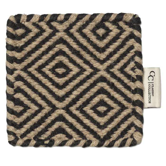 Mattprov Goose Eye Svart/Natur