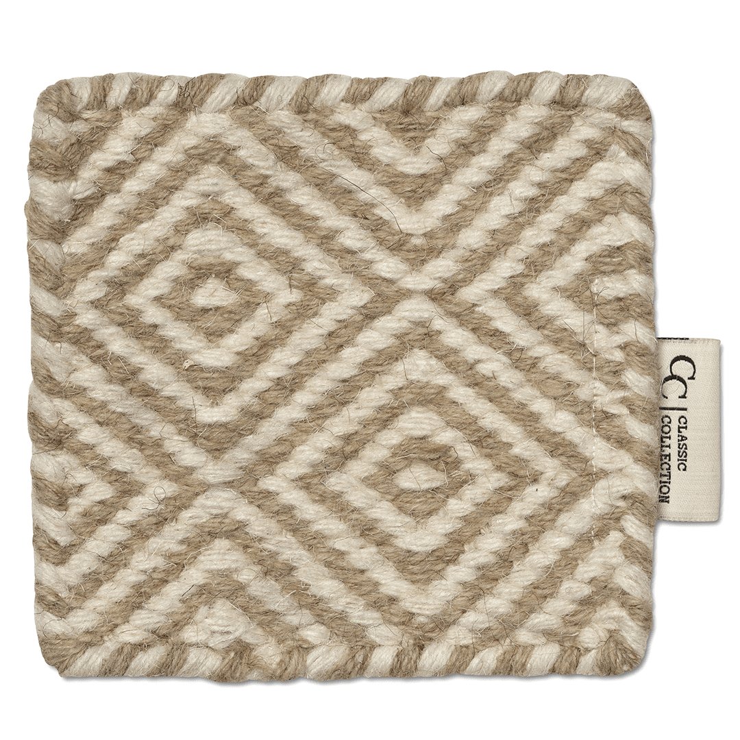 Mattprov Goose Eye Vit/Natur