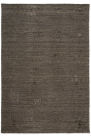 Måttanpassad Matta Herringbone Svart/Natur