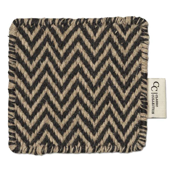 Mattprov Herringbone Svart/Natur