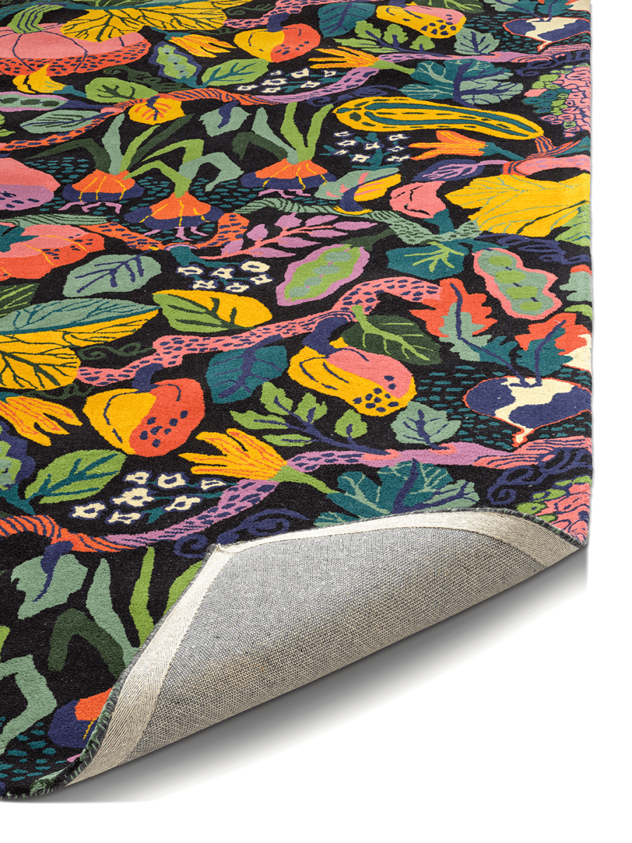 Rug Heritage Garden Charcoal Multi