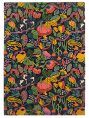 Rug Heritage Garden Charcoal Multi