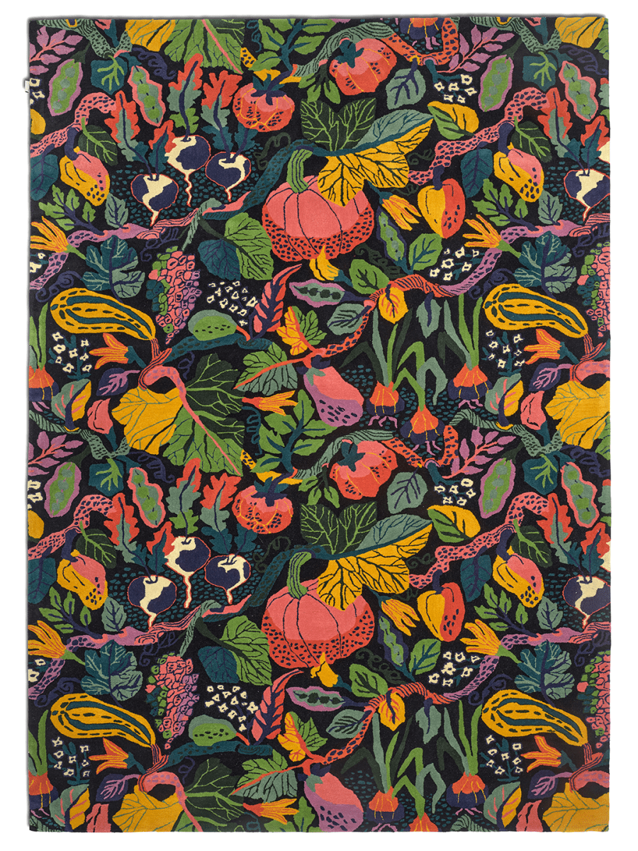 Mattprov Heritage Garden Charcoal Multi