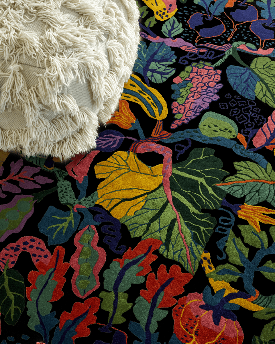 Rug Heritage Garden Charcoal Multi