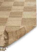 Måttanpassad Matta Jute Squares Natural