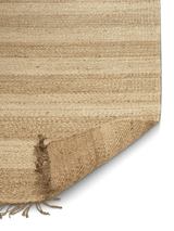 Måttanpassad Matta Jute Stripes Natural