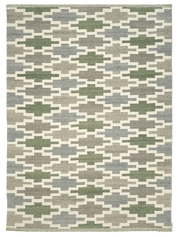 Matta Korsnäs Blå/Grön