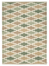 Teppich Korsnes Grün/Beige - 200 x 300 cm