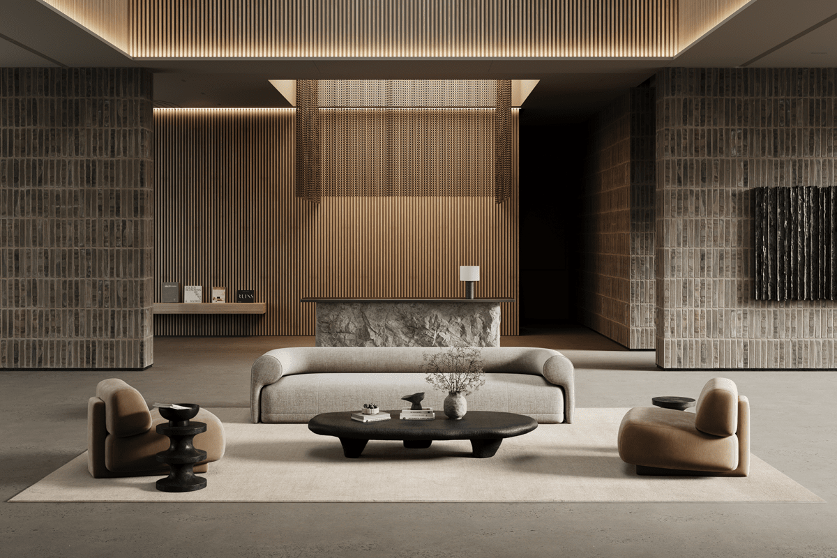 Heltäckande Matta Lobby Off White