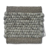 Teppichmuster Merino Grün - 15 x 15 cm