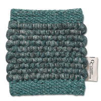 Mattprov Merino Petrol - 15x15 cm