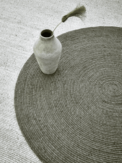 Matta Merino Rund Mörkgrön