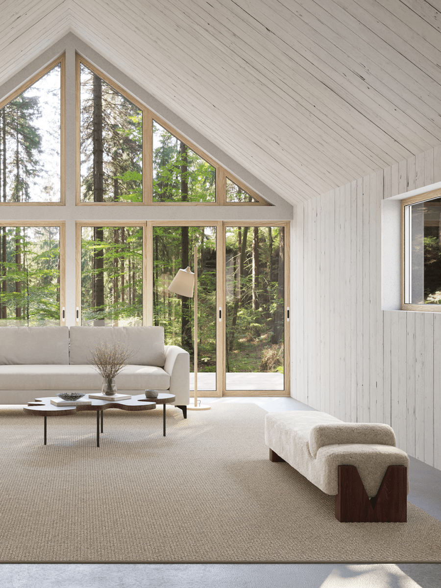 Heltäckande Matta Nordklint Naturgrå