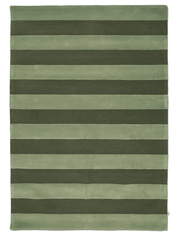 Måttanpassad Matta Stripe Boucle Grön