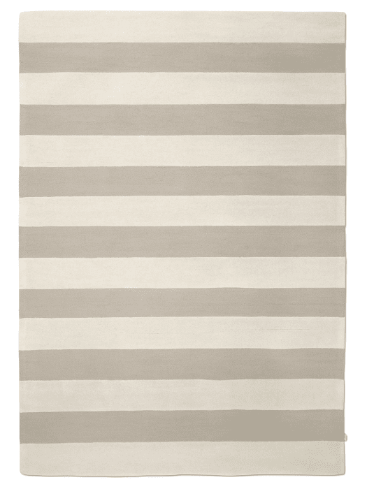 Maßgefertigter Teppich Stripe Boucle Ivory/Beige 