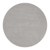 Måttanpassad Matta Solid Silver Rund