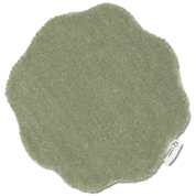 Mattprov av Matta Shell Grön. Frilagd bild.