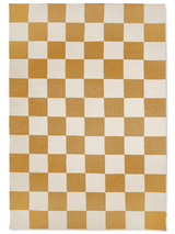 Matta Square Vit/Gul