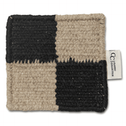 Mattprov Square Svart/Natur