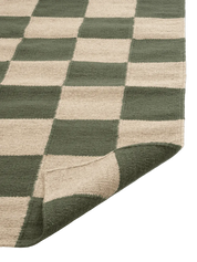 Gångmatta Square Skogsgrön/Natur