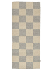 Gångmatta Square Grå/Natur