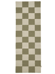 Gångmatta Square Vit/Grön