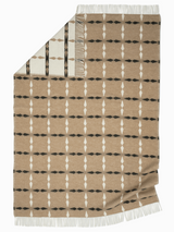 Pläd Tile Beige