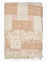 Pläd Weave Rosa