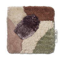 Teppichmuster Topaz Ivory Grün - 15 x 15 cm