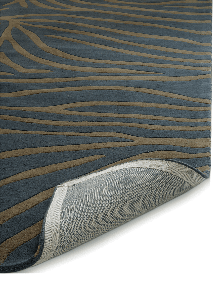 Närbild av matta Zebra Horizon som visar den tjocka ullkvaliteten och mönsterdetaljer.