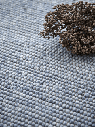 Gångmatta Merino 80x250 Blå