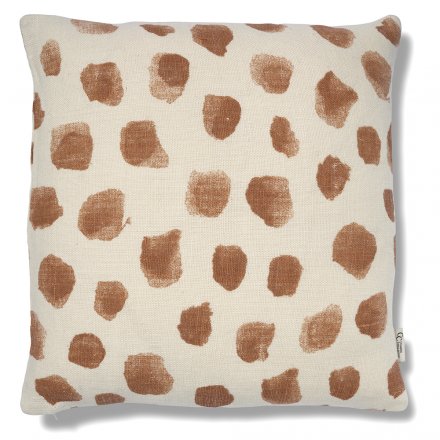 Cushion Cover Dotty 50x50 White/Glazed Ginger Classic Collection