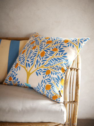 blå-kudde-lemon-garden-citroner-classiccollection