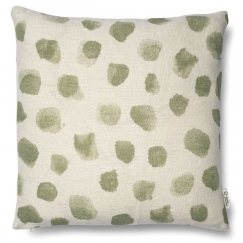 Classic Collection Cushion cover Dotty 50x50 Vit/Tea Green