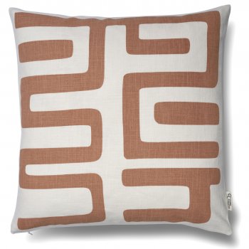 Classic Collection Cushion Cover Labyrinth 50x50 Dusty Coral