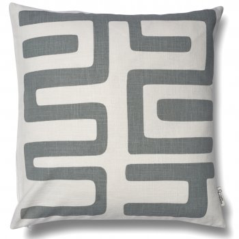 Cushion Cover Labyrinth 50x50 Slate Grey Classic Collection