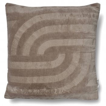 Classic Collection Cushion Cover Wave 50x50 Simply Taupe Beige