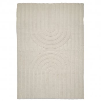 Rug Curve Ivory Custom Size Classic Collection