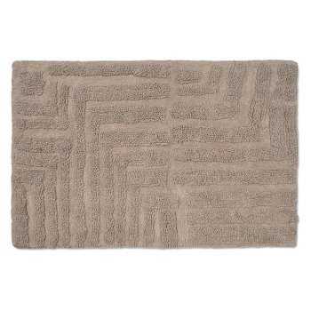 Cotton rug Field 60x90 Simply Taupe
