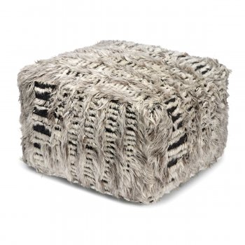 Pouf Raccoon 55x55 Natural Classic Collection