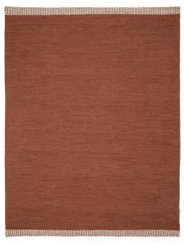 Pure ullmatta Terracotta – handvävd i ull