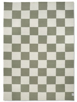Rug Squares White/Green Classic Collection